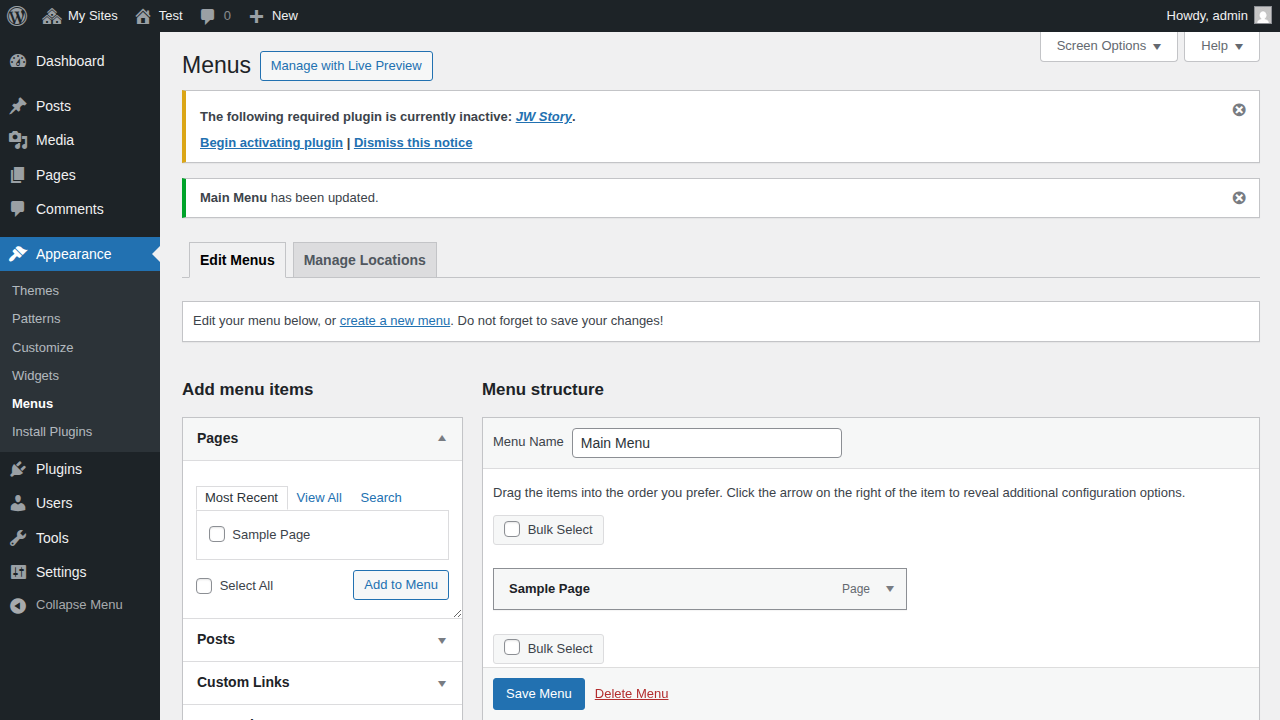 Select Display Location