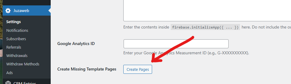Create Pages